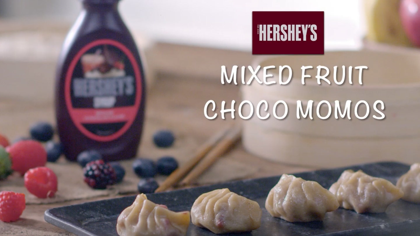 HERSHEY'S Mixed Fruit Choco-Momos Recipe Video