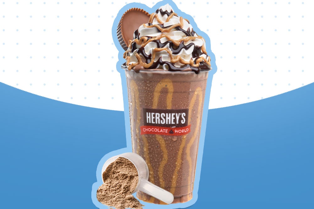 REESE'S Milkshake with Protein Powder