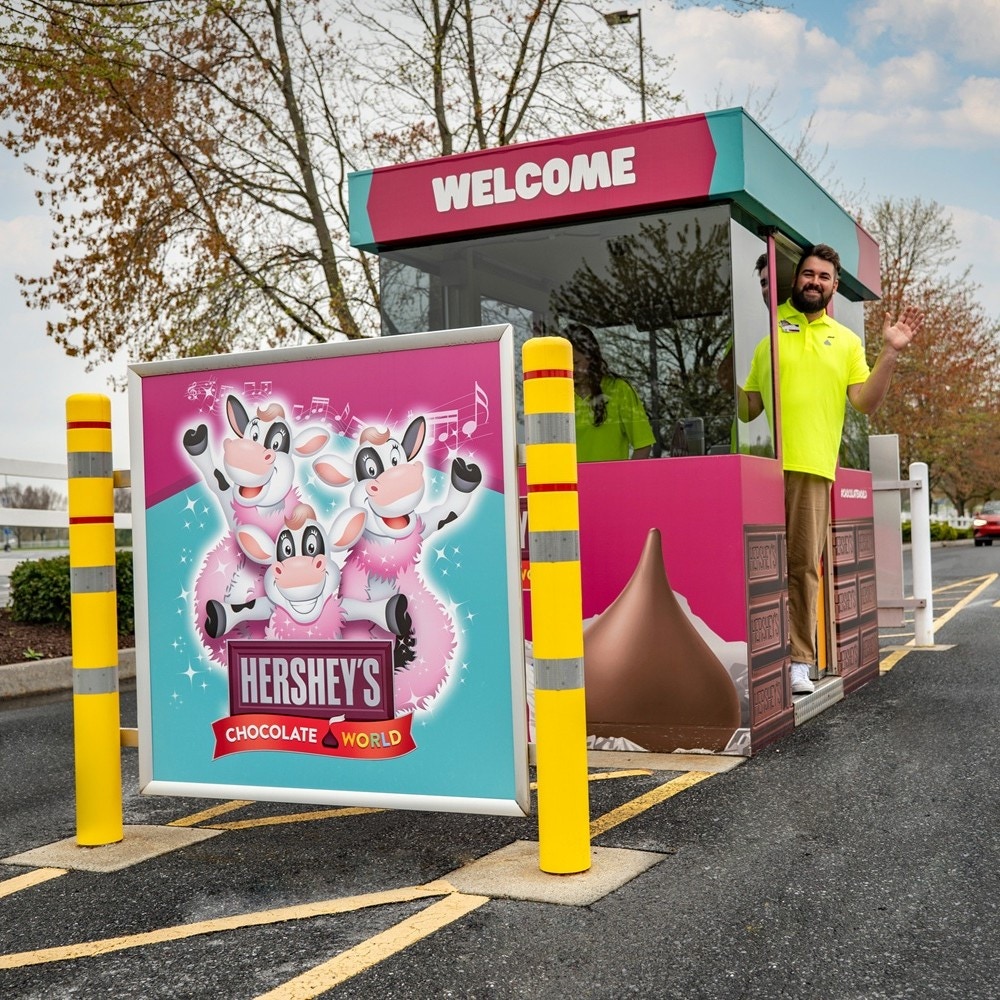 Parking booth and attendant