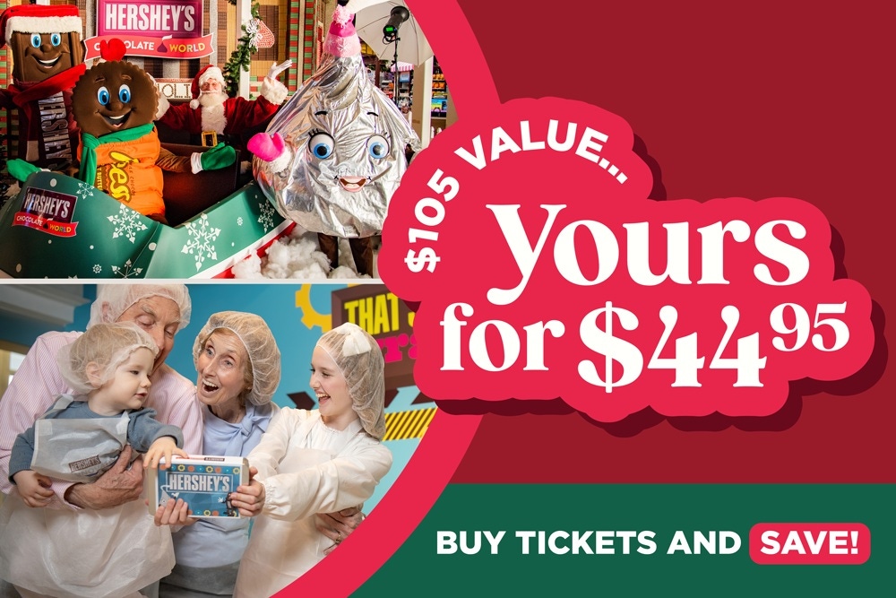 Characters, Santa and family at Create Your Own Candy Bar