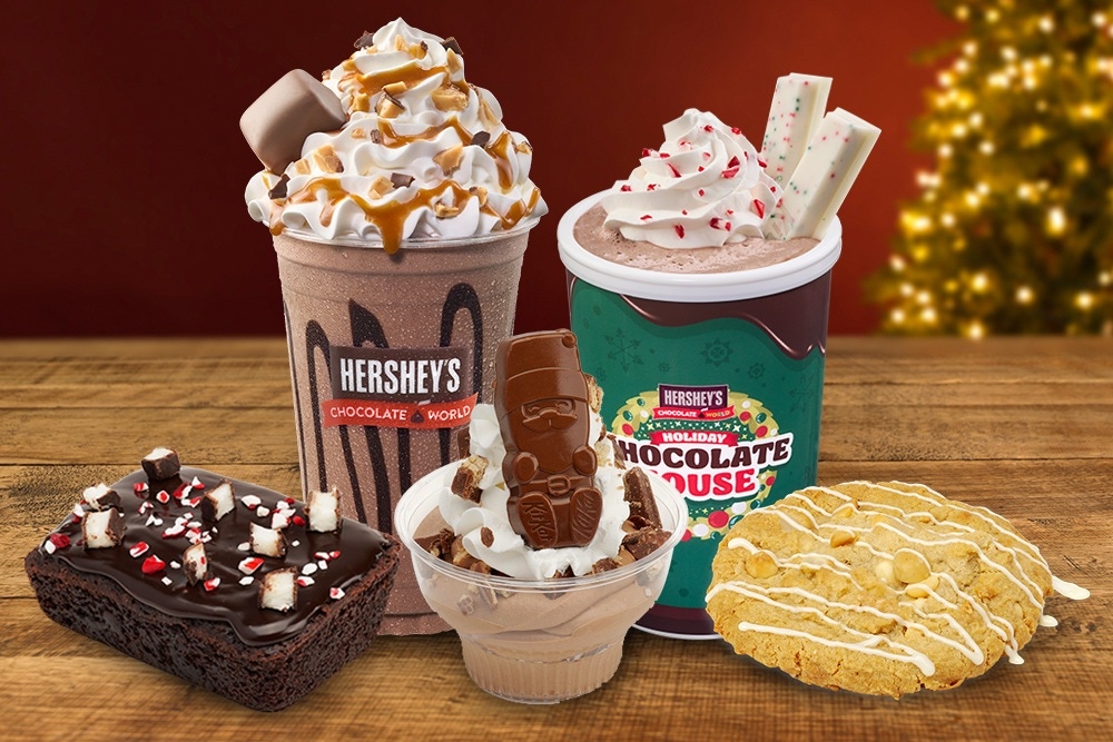 Collection of holiday treats