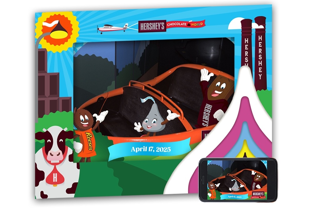HERSHEY'S Chocolate Tour Ride souvenir photo