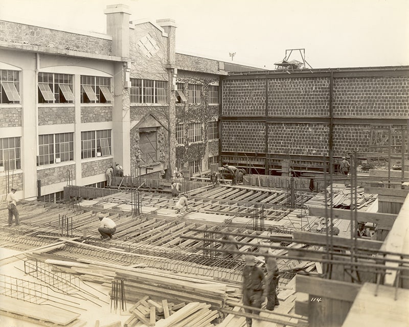 Buildings under construction