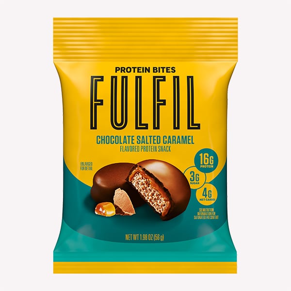 FULFIL Bites 1.98 oz Pouch Chocolate Salted Caramel