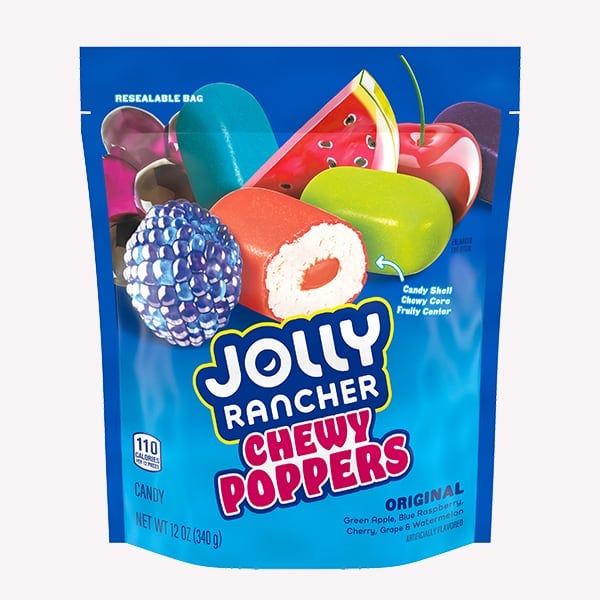 Jolly Rancher Chewy Poppers 12 oz Pouch