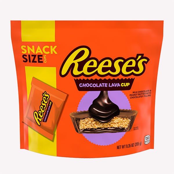 Reese's Chocolate Lava Big Cup Snack Size Bag