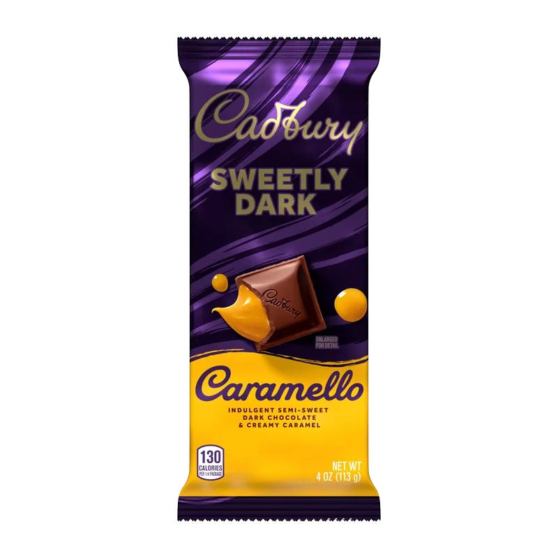 Cadbury Caramello Sweetly Dark XL Bar