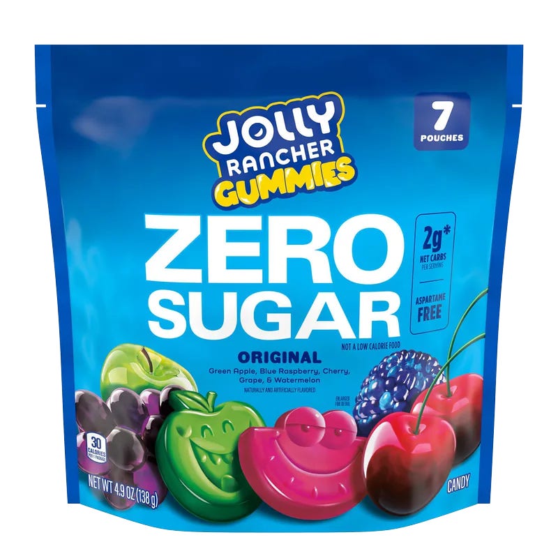 Jolly Rancher Zero Sugar Gummies