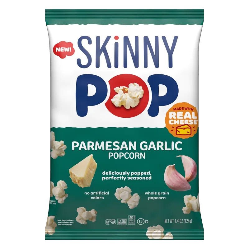 Skinny Pop Parmesan Garlic