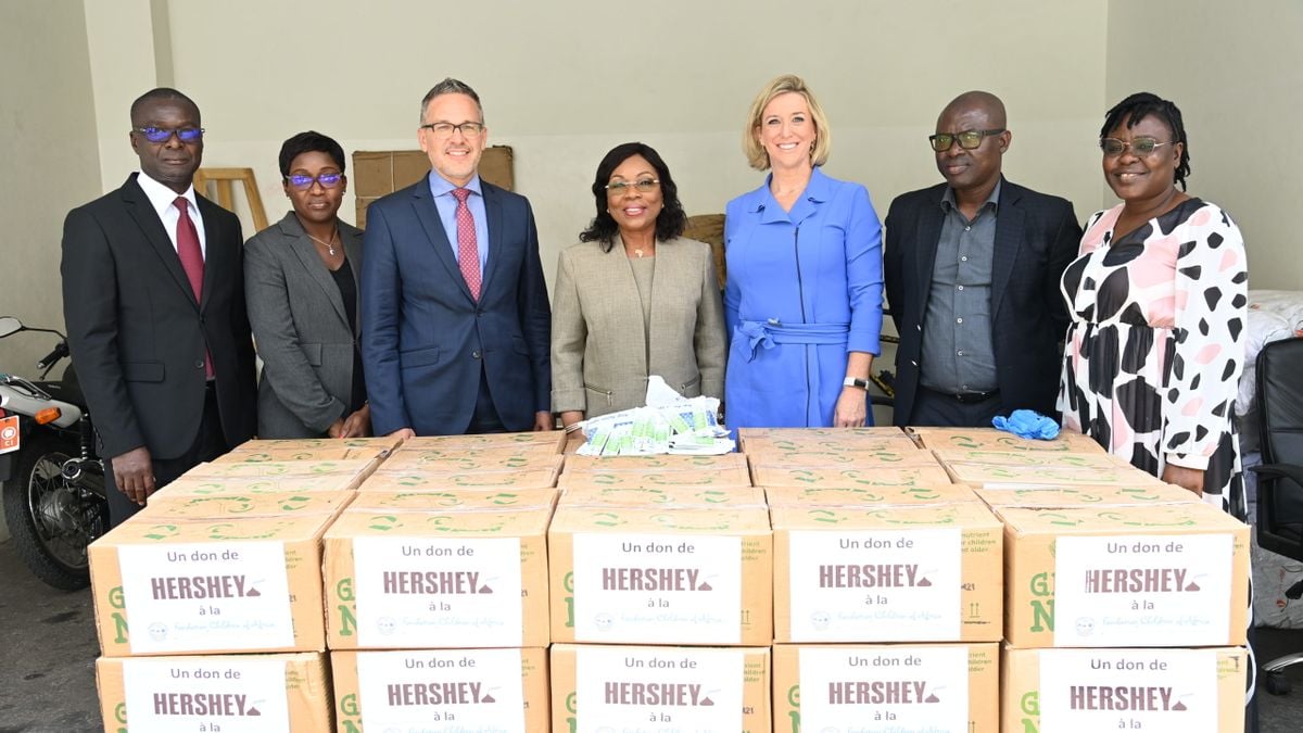 Food meant for children in West Africa was at risk of going to waste.