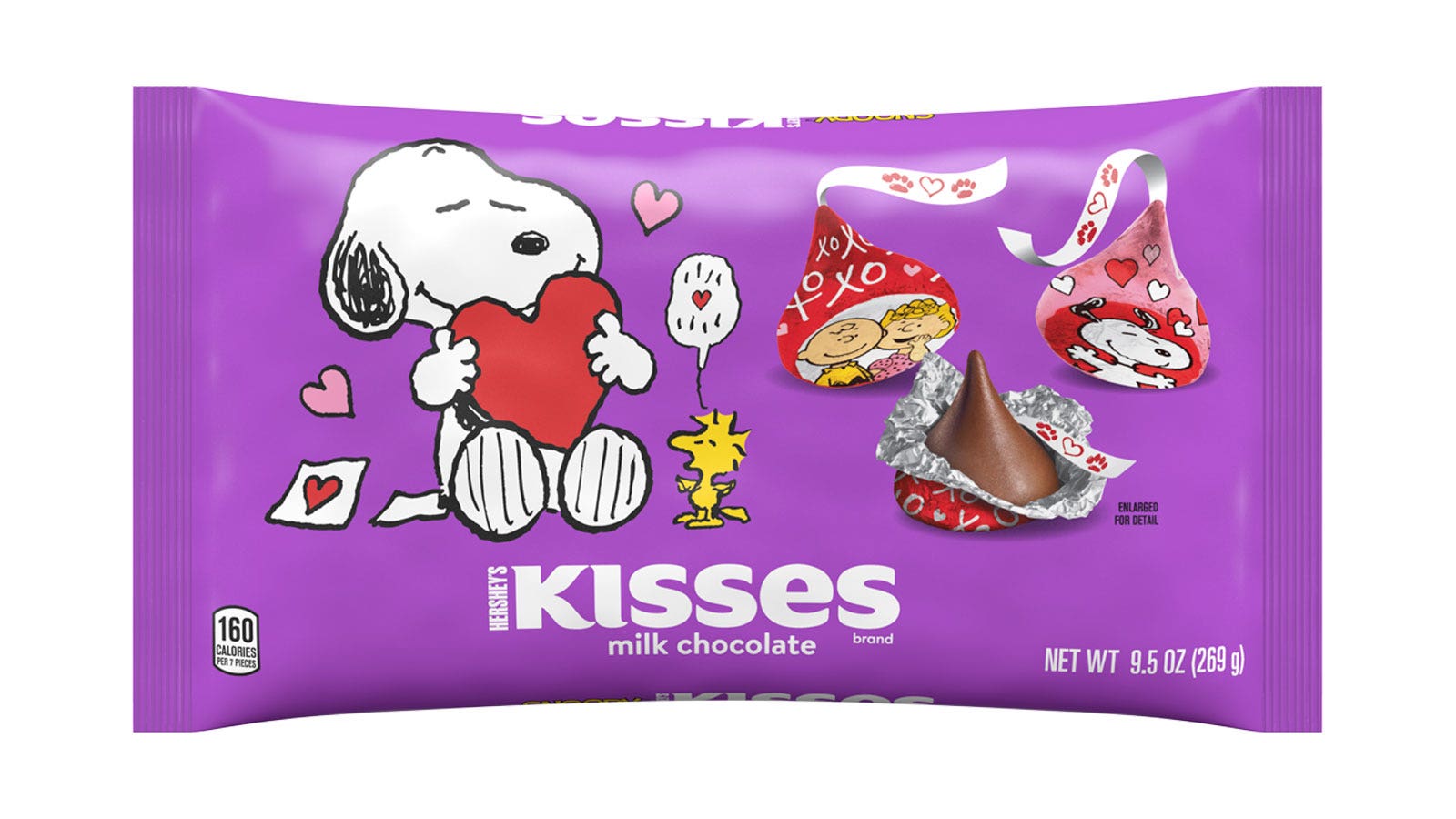 Hershey's Milk Chocolate Kisses featuring Snoopy