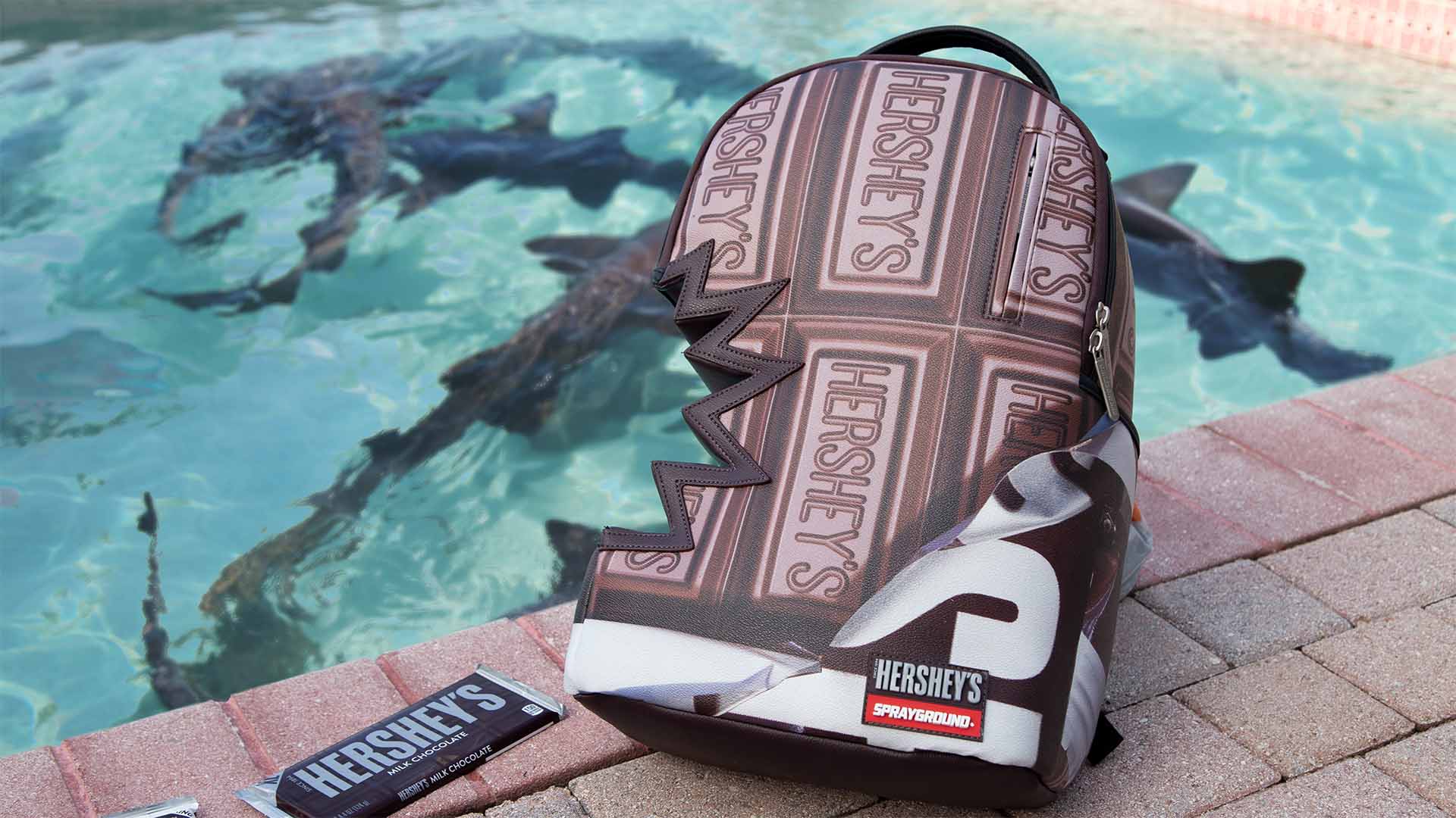 Hershey Chocolate Bar Themed Backpack