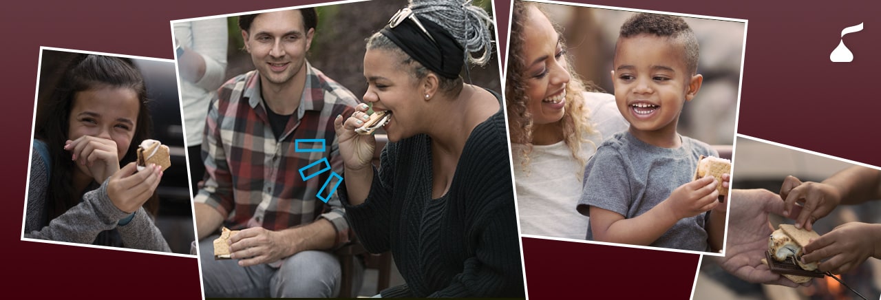People Enjoying Smores