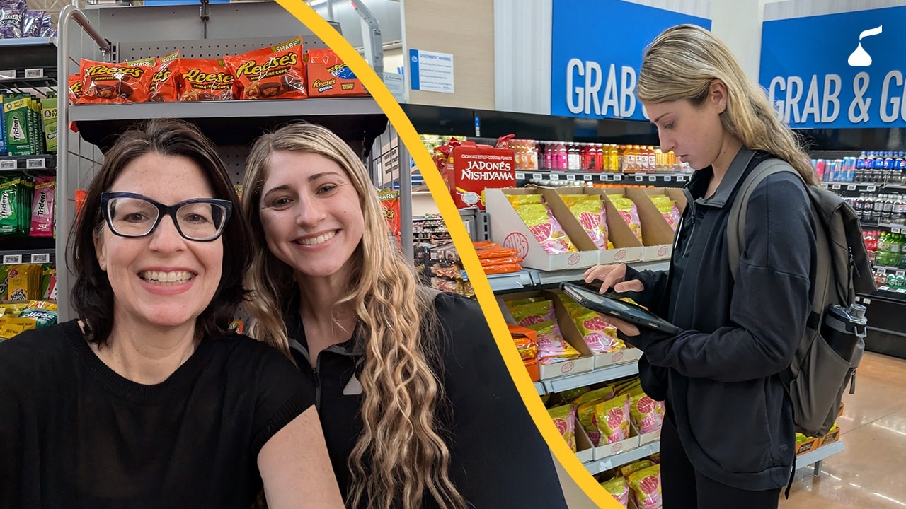 Pictured, from left: Kate Silver, freelance writer; Lauren Marshall, territory sales lead, The Hershey Co.