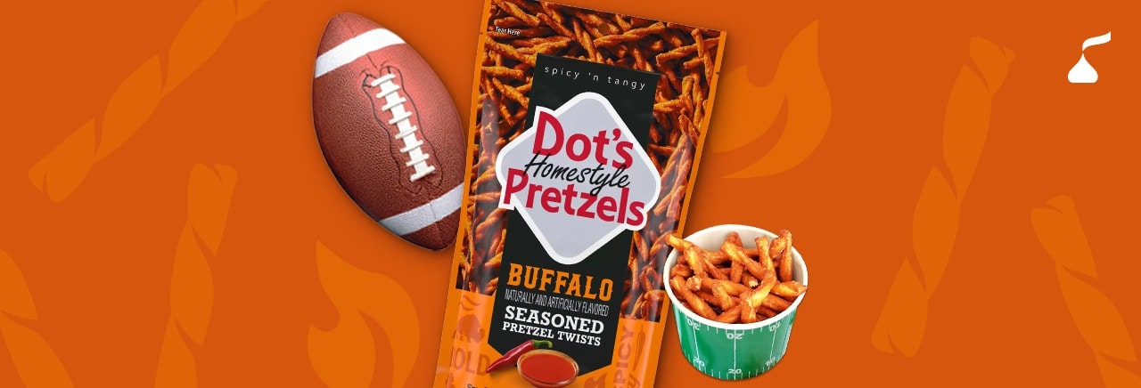 Dot’s Homestyle Pretzels' Buffalo Flavor