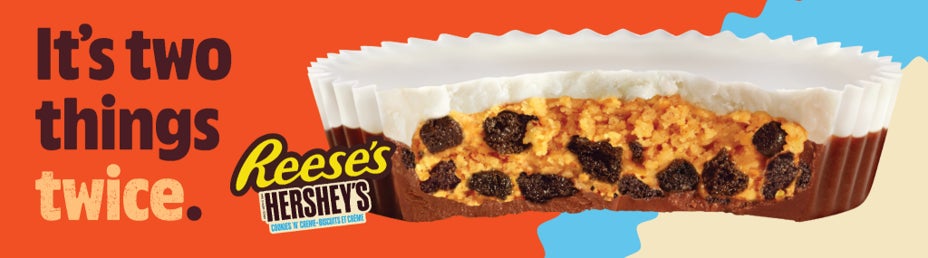 Reese's and Hershey's Cookies 'n' Creme