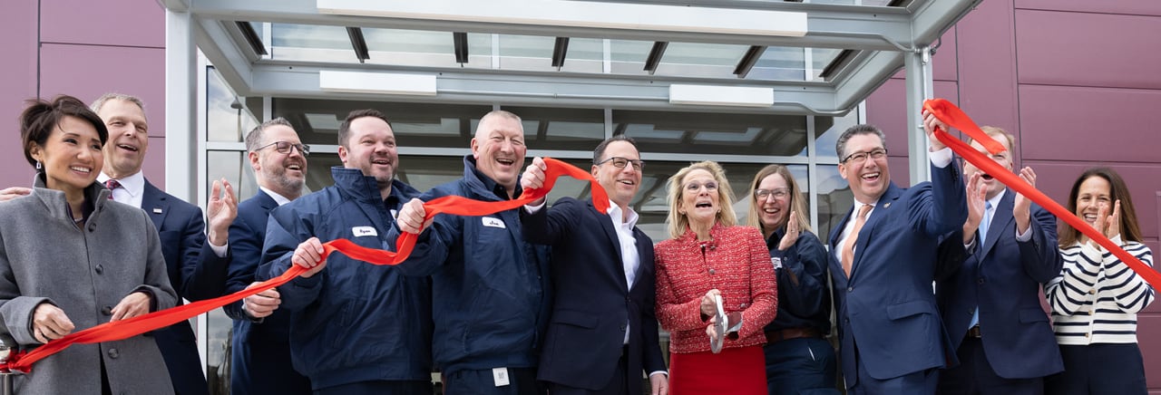 Ribbon cutting for new Reese Chocolate Processing (RCP) facility