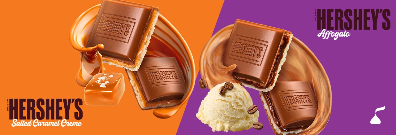 Hershey's Salted Caramel Creme and Hershey's Affogato