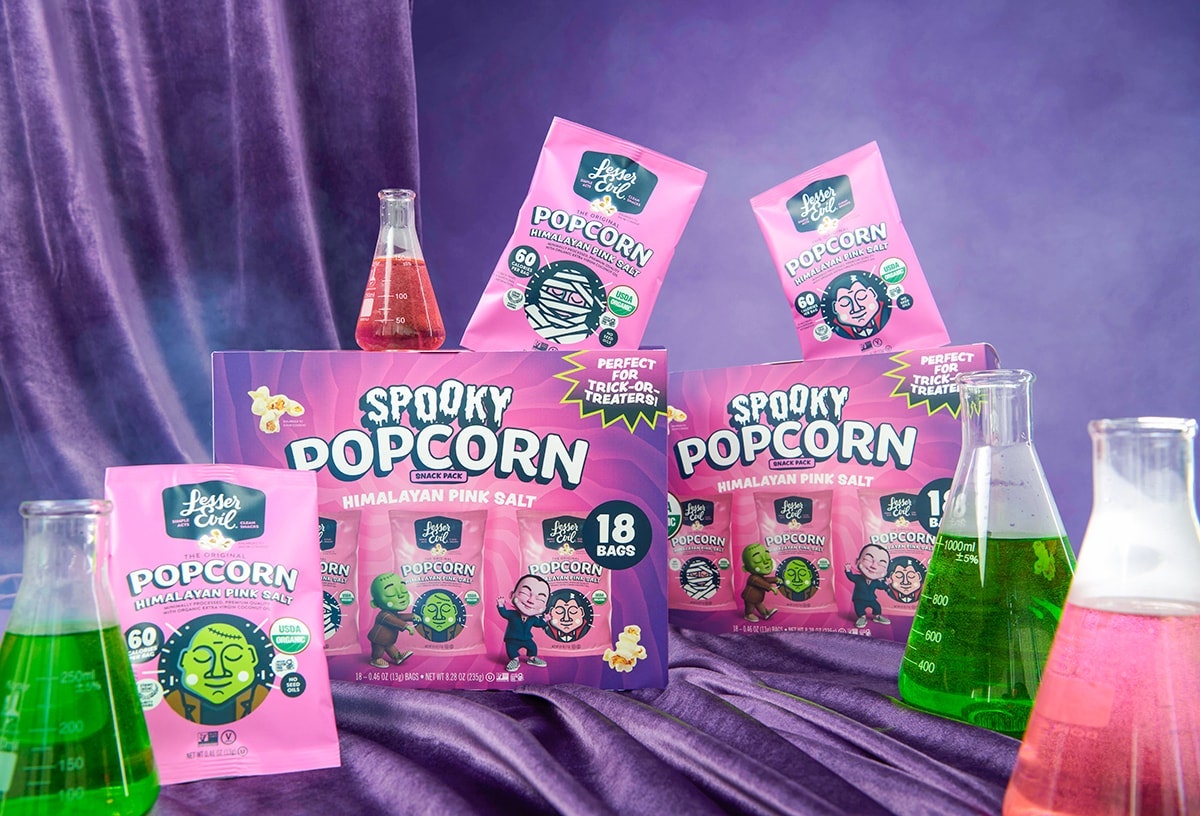 Lesser Evil Spooky Popcorn Products