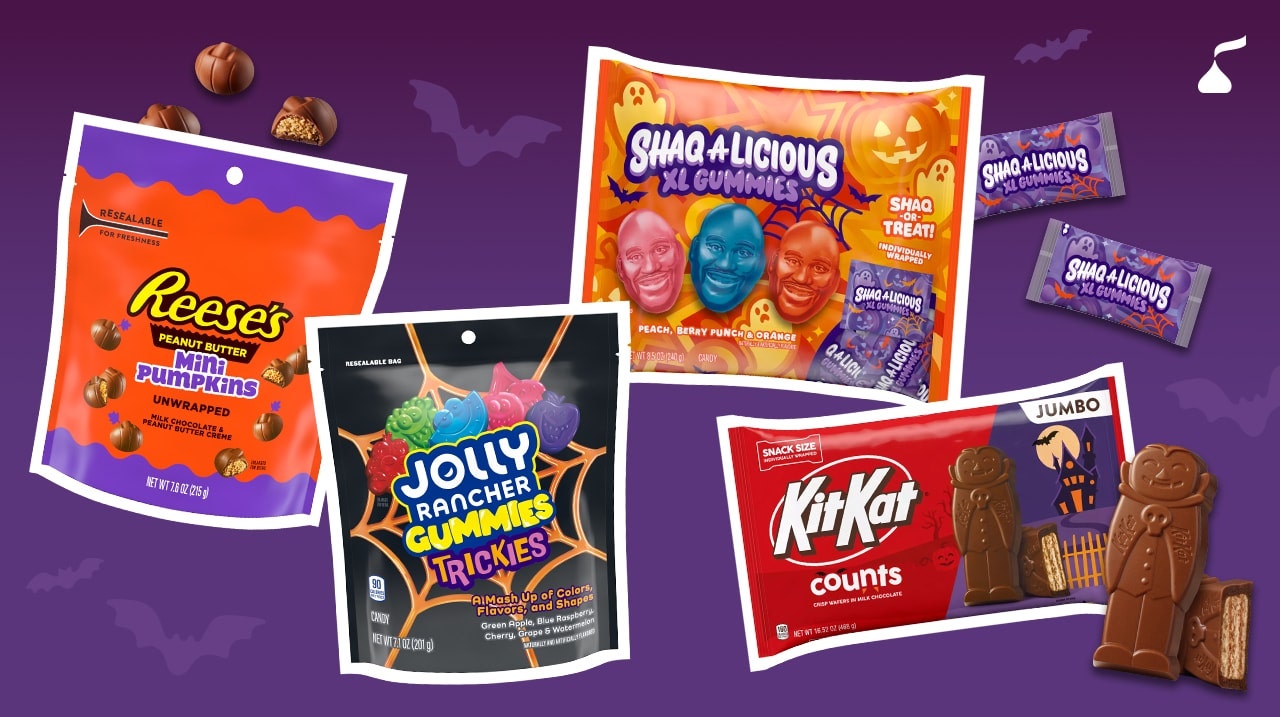 Collage of halloween products